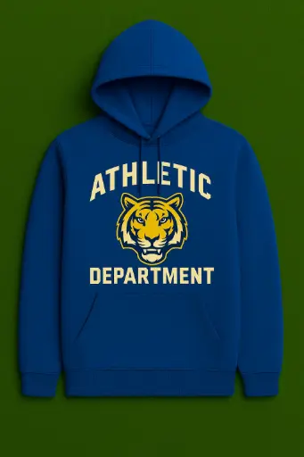 Fleece Blue Hoodie